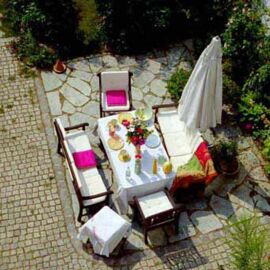 Gartenterrasse für Feriengäste